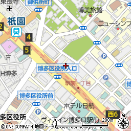 ソーダニッカ株式会社　福岡支店周辺の地図