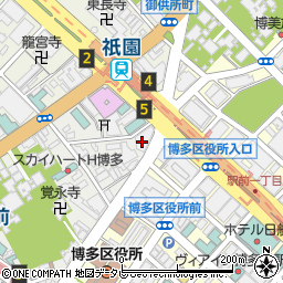 アイコムソフト株式会社　福岡支社周辺の地図