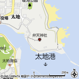 弁天神社周辺の地図