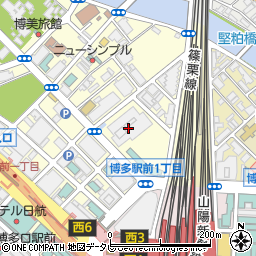 株式会社ＮＴＴファシリティーズ九州　営業部周辺の地図