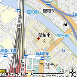 福岡市立　堅粕小学校通級指導教室周辺の地図