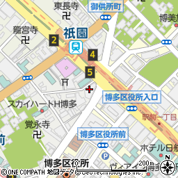 東急建設株式会社　九州支店営業部周辺の地図