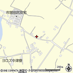 大分県中津市田尻1567-1周辺の地図