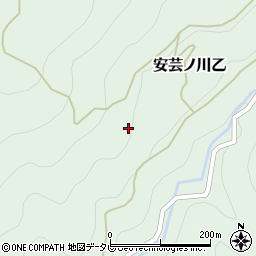 高知県安芸市安芸ノ川乙周辺の地図