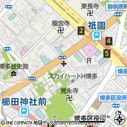 博多料飲店組合周辺の地図