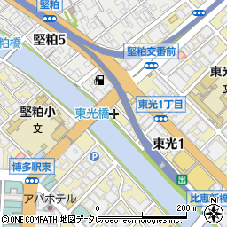 ニッポンレンタカー博多駅新幹線筑紫口東光橋営業所周辺の地図