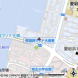 福岡市漁業協同組合　姪浜支所周辺の地図
