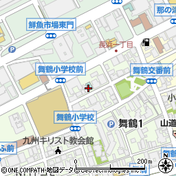 平和台ホテル天神周辺の地図