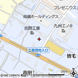 福岡県豊前市皆毛148-5周辺の地図
