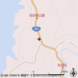 佐田簡易郵便局周辺の地図