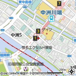 umaimonya Zen 中洲店周辺の地図
