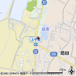 福岡県豊前市塔田115周辺の地図