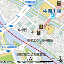 串カツ田中 中洲川端店周辺の地図