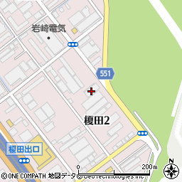 極東ファディ福岡支店周辺の地図