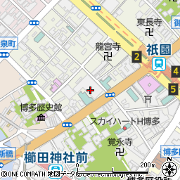 株式会社インターネットイニシアティブ九州支社周辺の地図