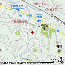 福岡県川崎町（田川郡）川崎周辺の地図