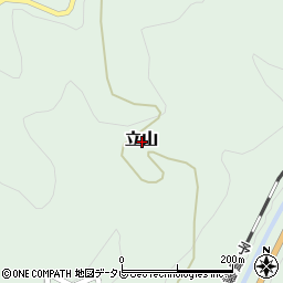 愛媛県喜多郡内子町立山周辺の地図