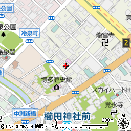博多町家ふるさと館周辺の地図