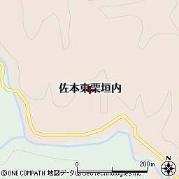 和歌山県すさみ町（西牟婁郡）佐本東栗垣内周辺の地図