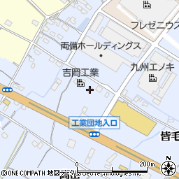福岡県豊前市皆毛146-1周辺の地図