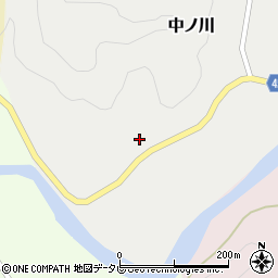 和歌山県東牟婁郡那智勝浦町中ノ川832周辺の地図