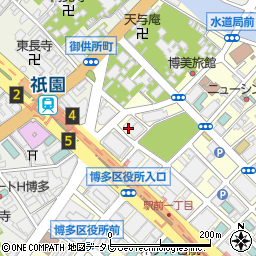 セイコーウオッチ株式会社　福岡事務所周辺の地図