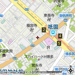 松竹衣裳株式会社　九州営業所周辺の地図