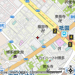 ＪＱＰａｒｋｓ冷泉町駐車場周辺の地図