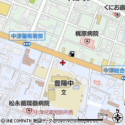 大分県信用組合中津支店周辺の地図