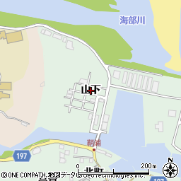 徳島県海陽町（海部郡）鞆浦（山下）周辺の地図