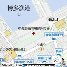 中央卸売市場鮮魚市場周辺の地図