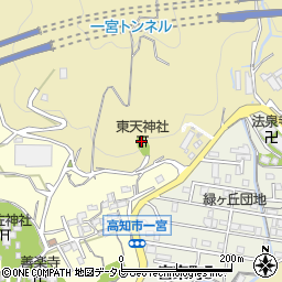 東天神社周辺の地図