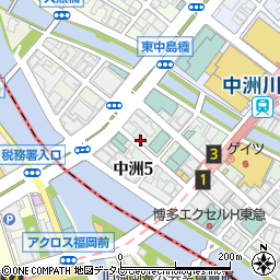 酒の隠れ家 博多鯖郎周辺の地図