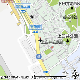 福岡県福岡市博多区空港前4丁目1-26周辺の地図