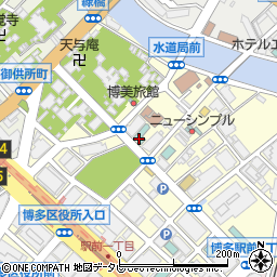 冷泉閣ホテル駅前周辺の地図