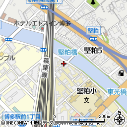 ガッツレンタカー福岡博多店周辺の地図