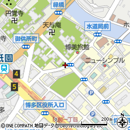 博多駅前１丁目パーク駐車場周辺の地図