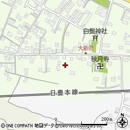 大分県中津市大新田962-2周辺の地図