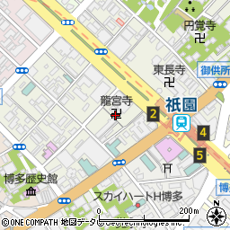 龍宮寺周辺の地図