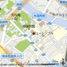 福岡市役所　水道局総務部経理課管財係周辺の地図