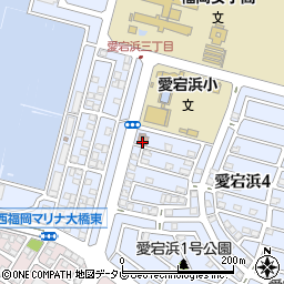 福岡市愛宕浜公民館周辺の地図