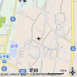 福岡県豊前市塔田363周辺の地図