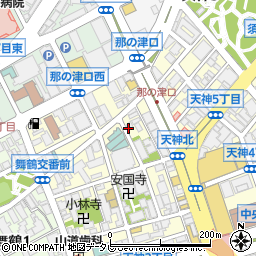 天神田中ビル周辺の地図