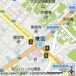 福岡県福岡市博多区御供所町2-3周辺の地図