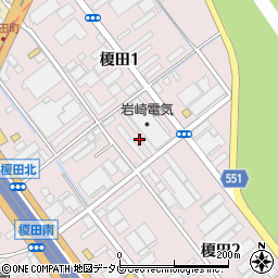森六ケミカルズ株式会社　九州営業所周辺の地図