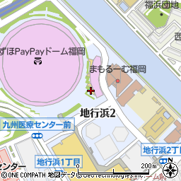 MLB cafe FUKUOKA周辺の地図