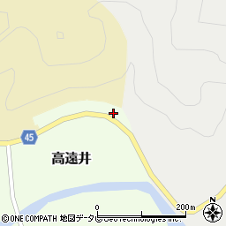 和歌山県東牟婁郡那智勝浦町高遠井85周辺の地図