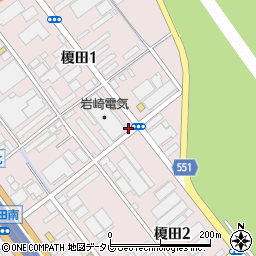 中央陸運株式会社福岡営業所周辺の地図