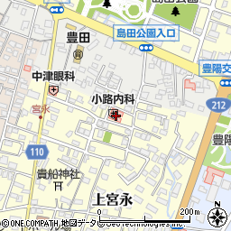 小路内科医院周辺の地図