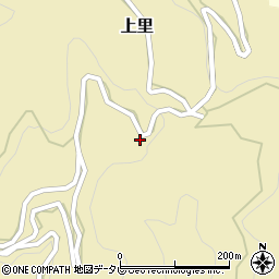 高知県高知市上里114周辺の地図